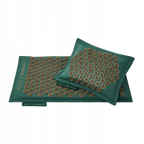 Мат для акупунктури  4FIZJO Eco Mat Аплікатор Кузнєцова Navy Green/Gold - фото №6